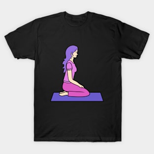 Vajrasana yoga T-Shirt